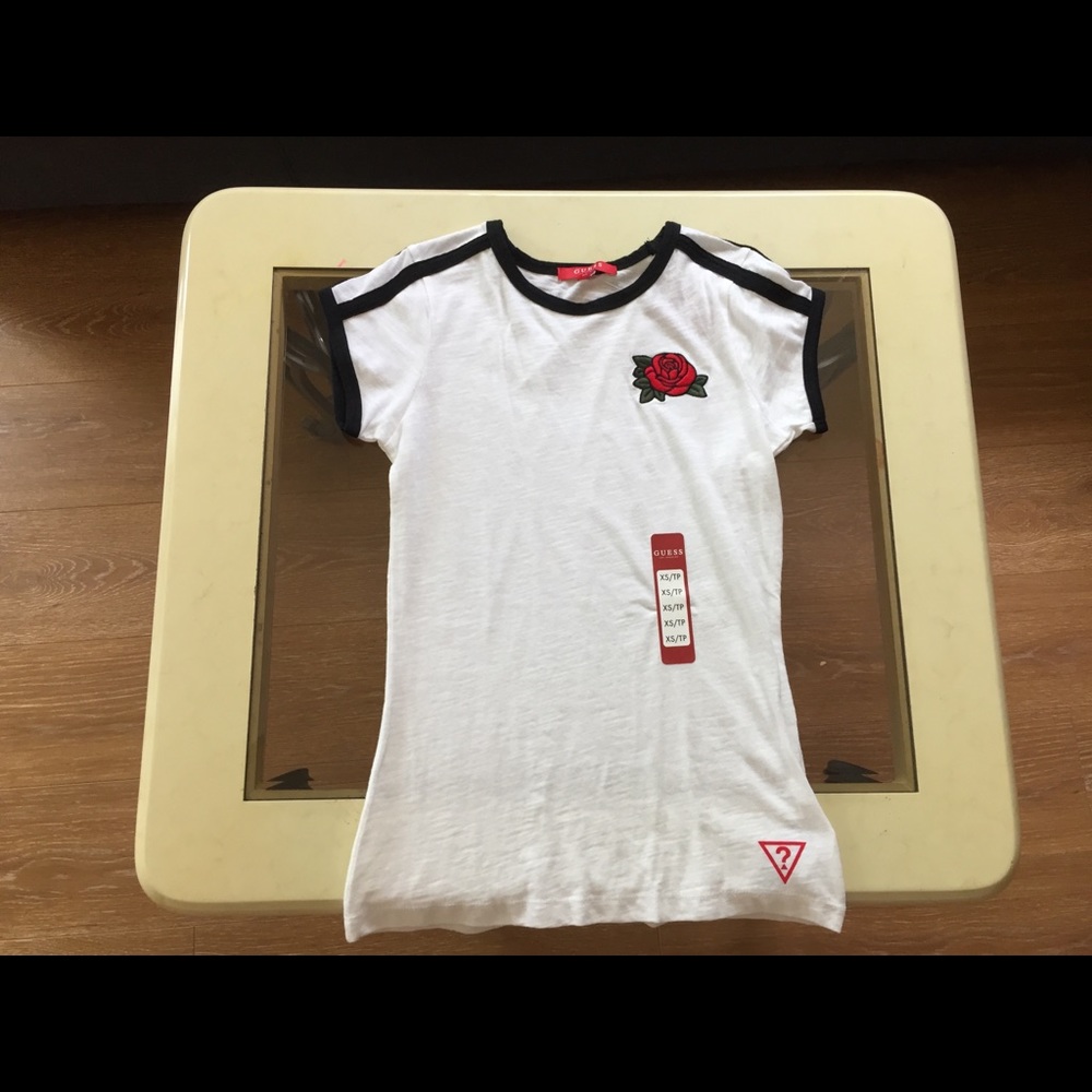 White Guess shirt
